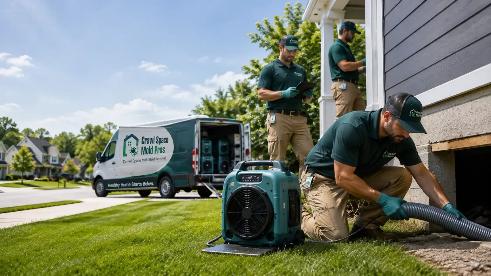 Crawl Space Mold Removal in Hasty, AR